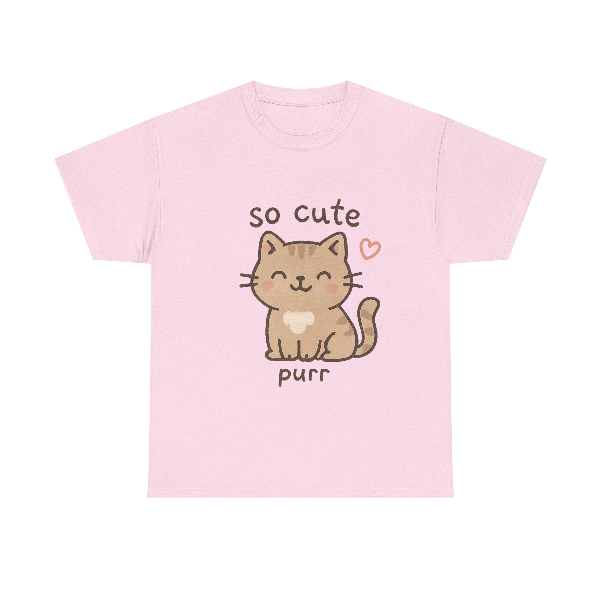 Cute Cat Unisex Tee - 'so cute it purs'