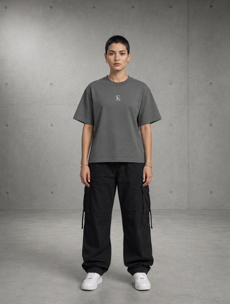 Archive 004 Evolution carbon gray front shirt