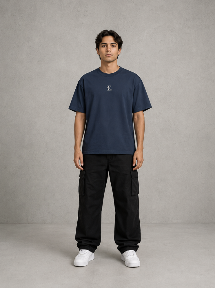 Archive 004 Evolution indigo blue front shirt