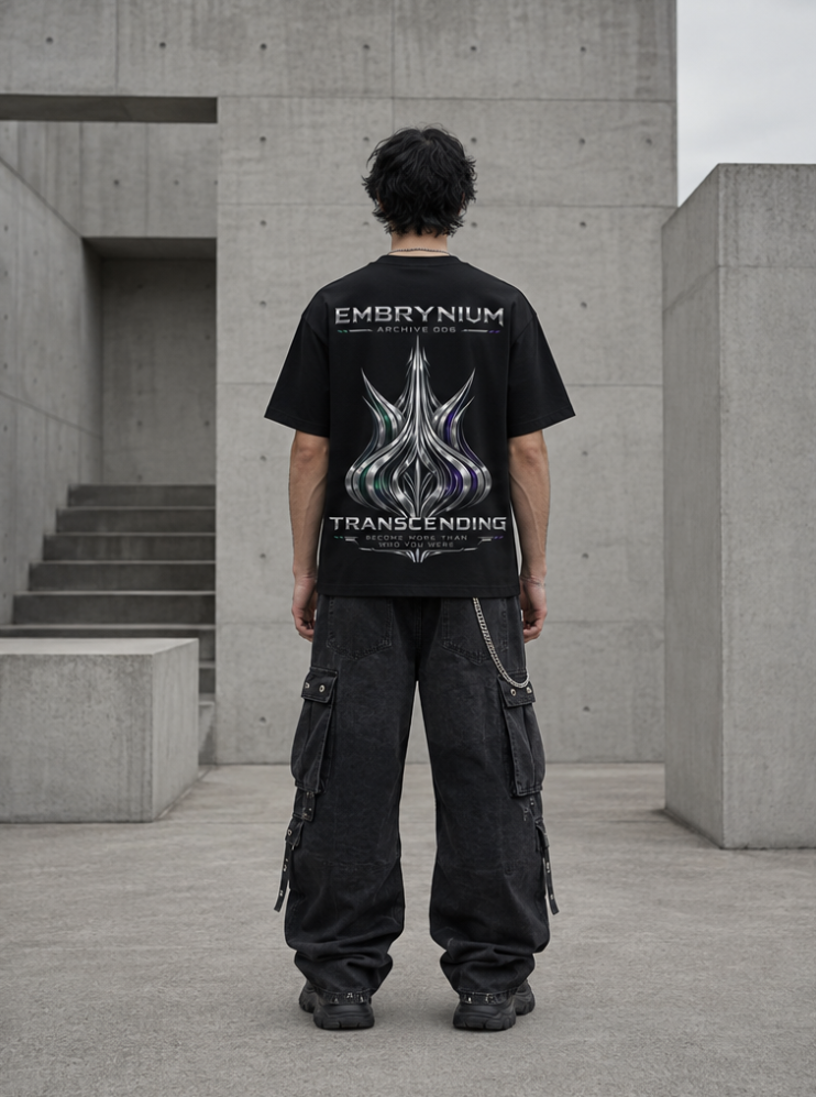 Archive 006 Evolution black back shirt